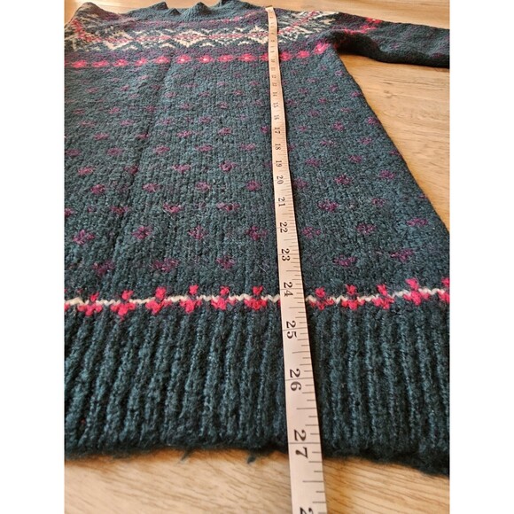 Asos Women's Green Winter Sweater Size 6 - Picture 5 of 6